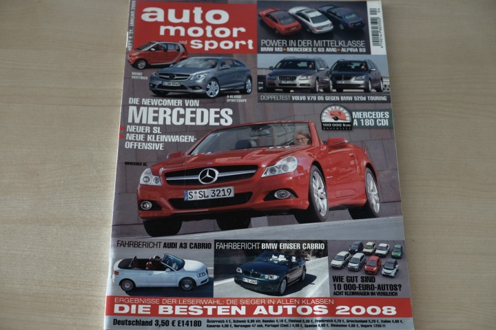 Deckblatt Auto Motor und Sport (04/2008)